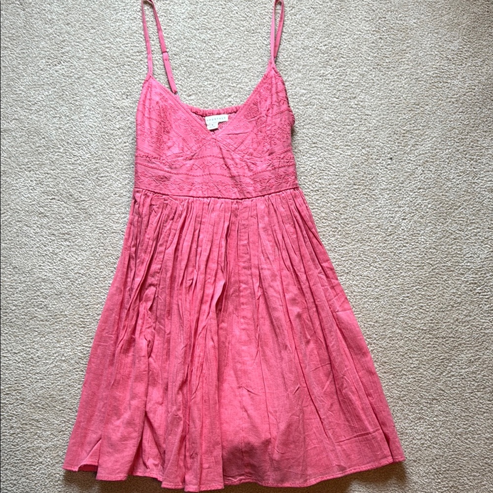 V-Neck Babydoll Dress